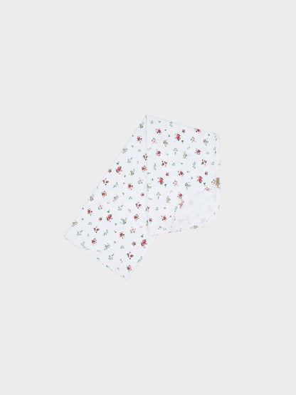 Freesia Flower- Blanket- Red