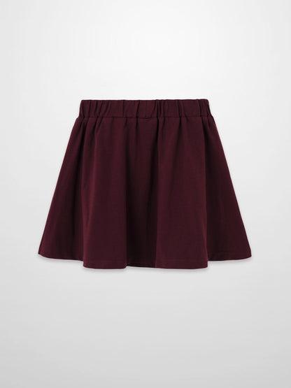 Circle Skirt - Burgundy