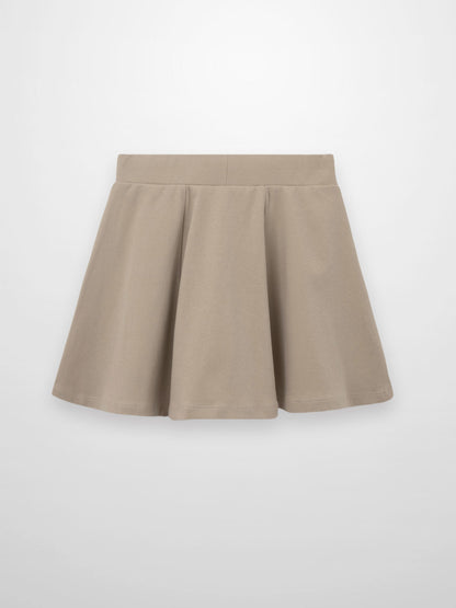 6 Panel Skirt - Taupe