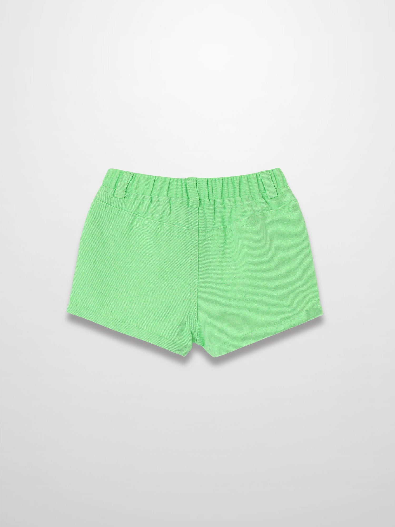 Denim Shorts - Neon Green