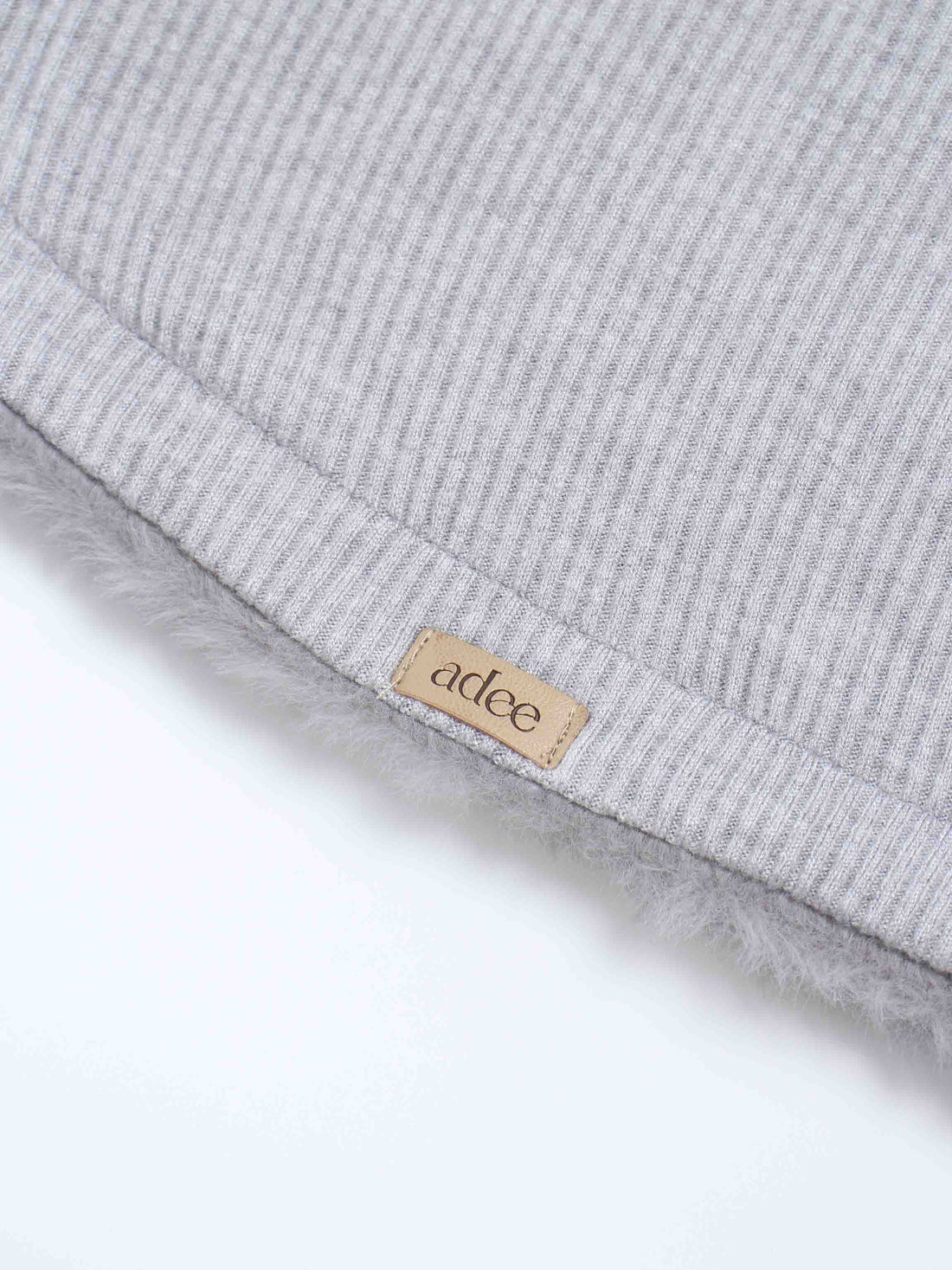 Plush Fur Blanket- Grey