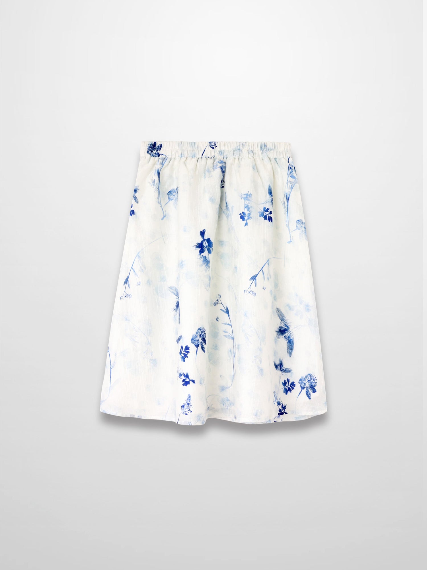 Blue Flower Skirt
