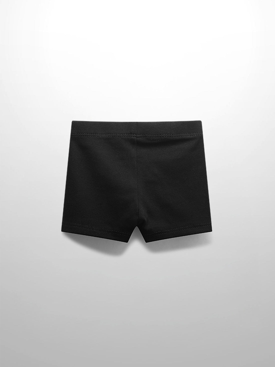 Biker Shorts Non Ribbed-Black