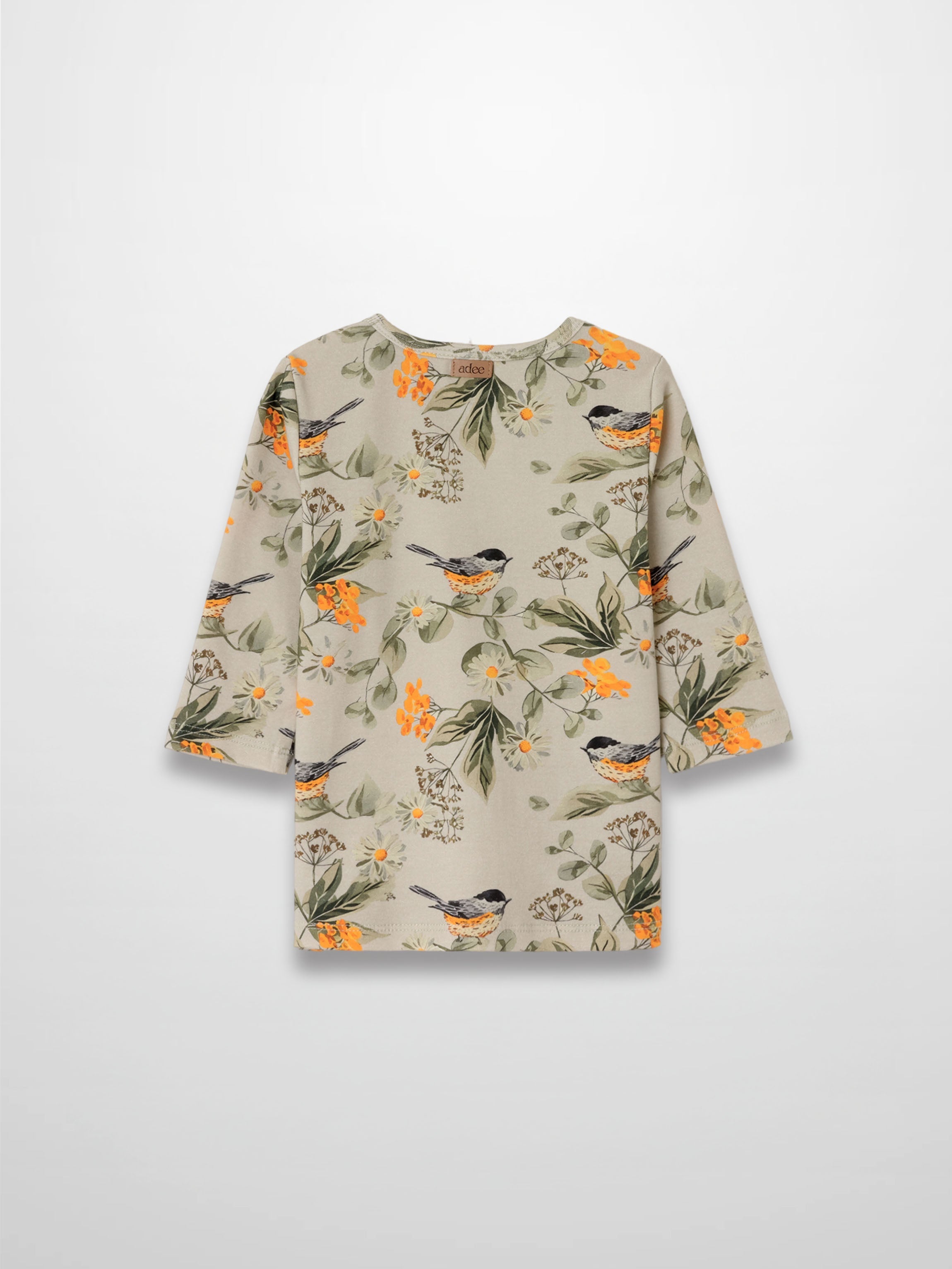 Garden Finch 3/4 Sleeve T-Shirt
