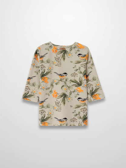 Garden Finch 3/4 Sleeve T-Shirt