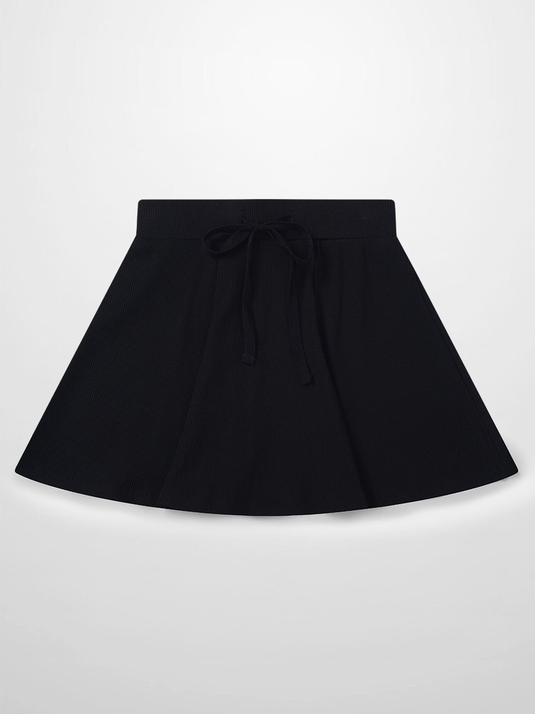 Embossed Logo Skirt - Black