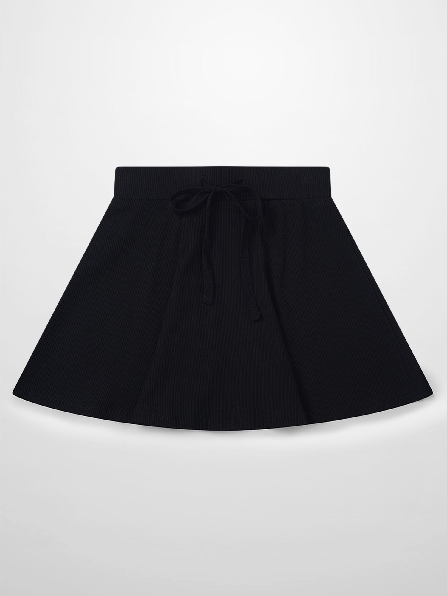 Embossed Logo Skirt - Black