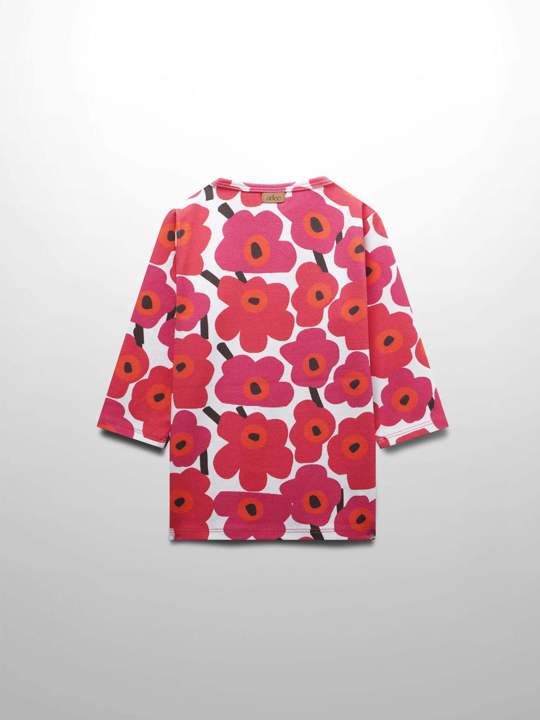Colorful pink flower girls shirt