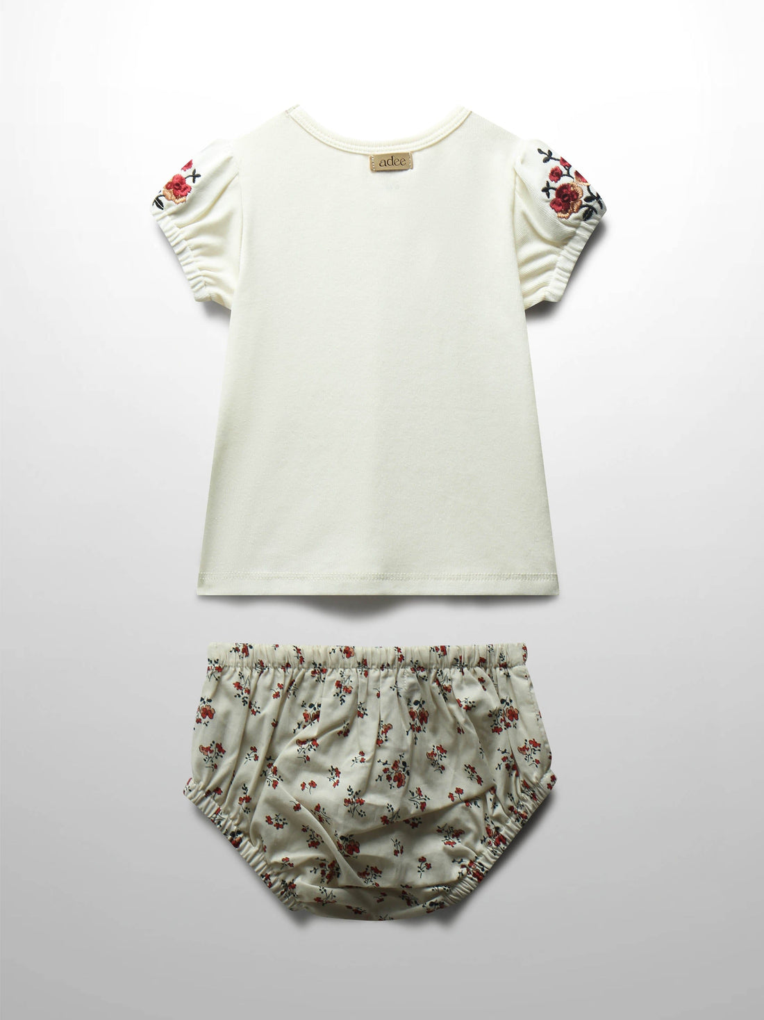 Floral Bubble Bloomers with Shirt