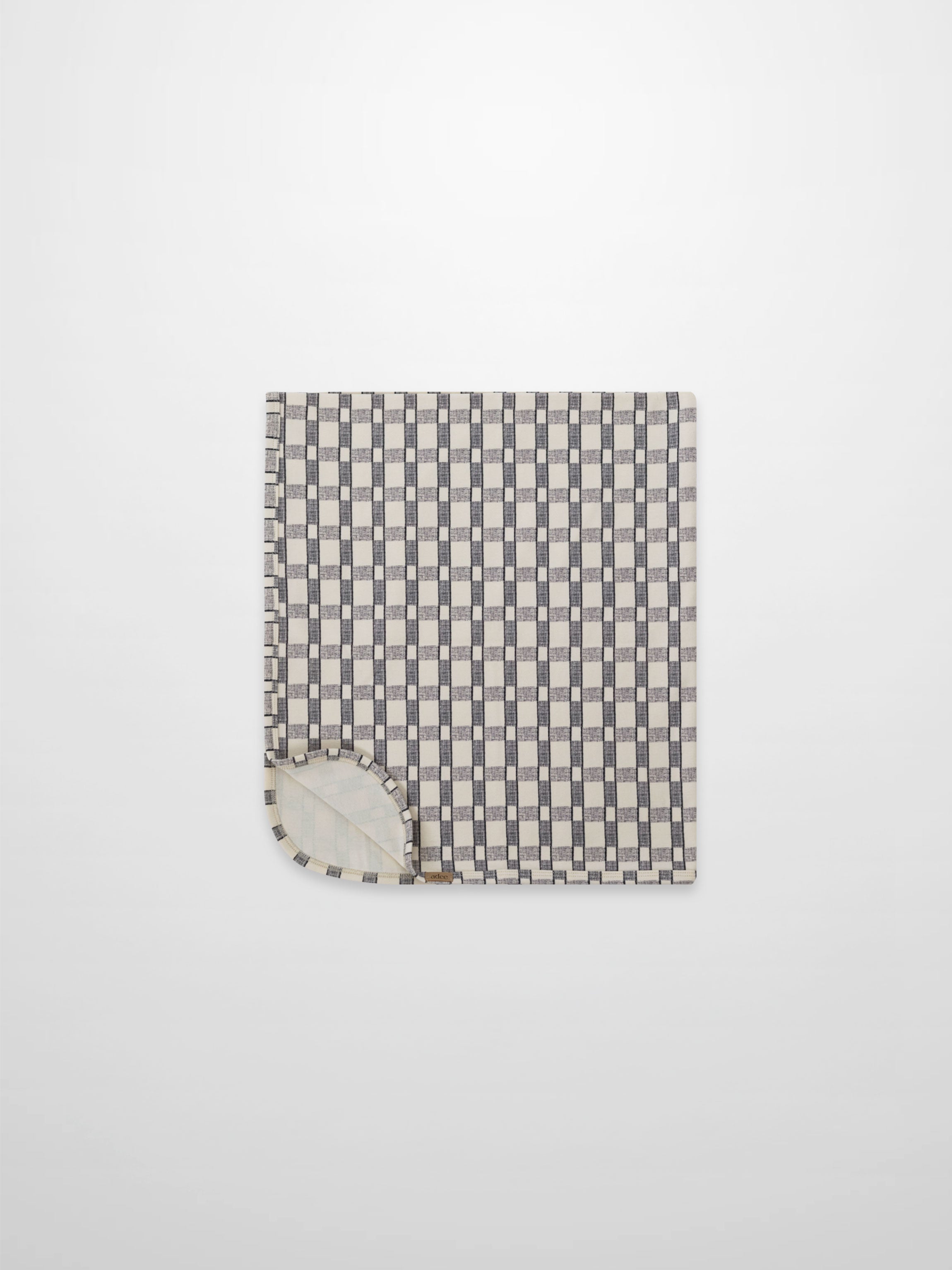 Windowpane Blanket - Blue