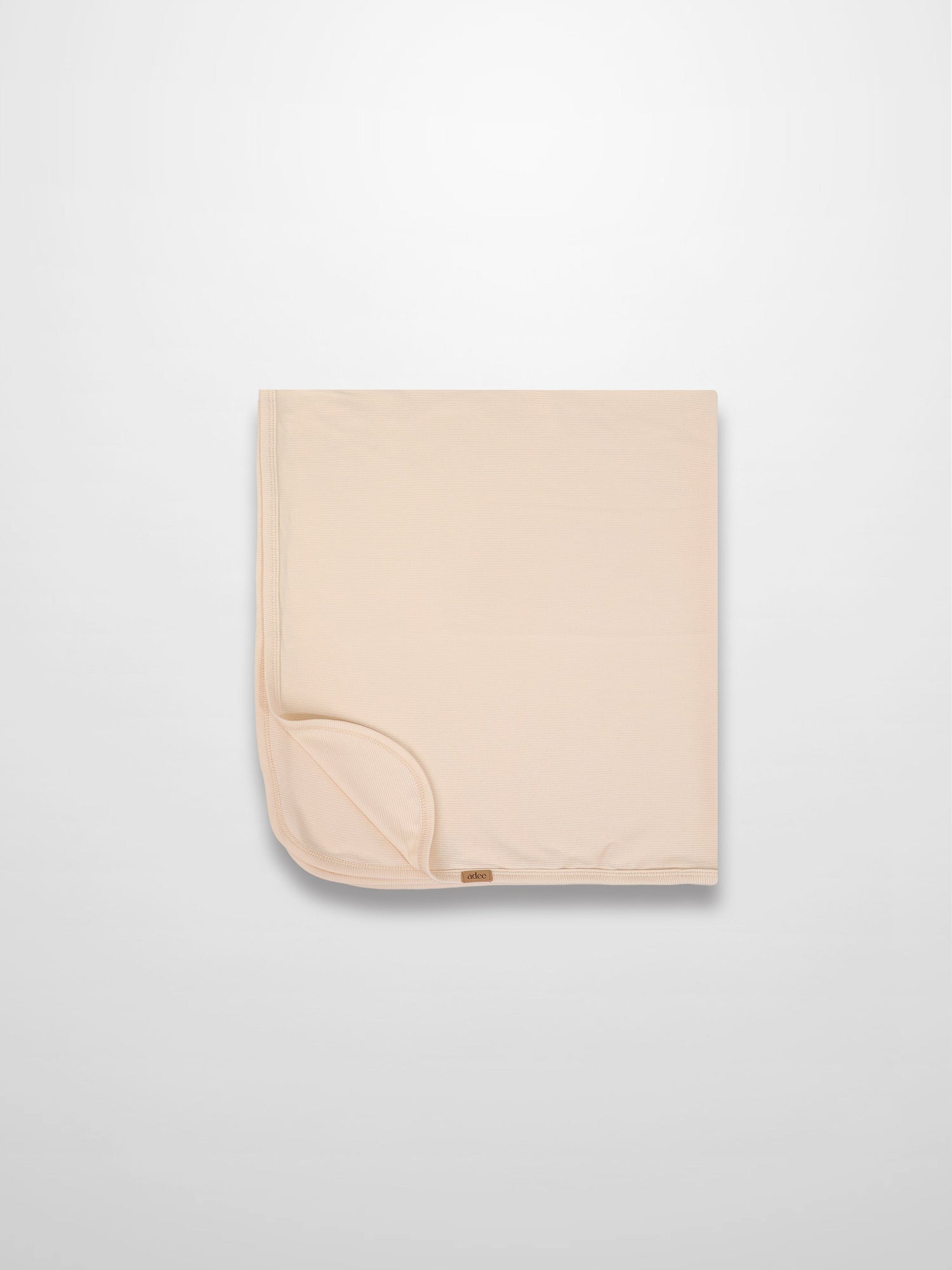Thin Ribbed Blanket - Cream