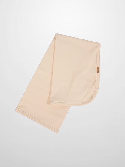 Thin Ribbed Blanket - Cream