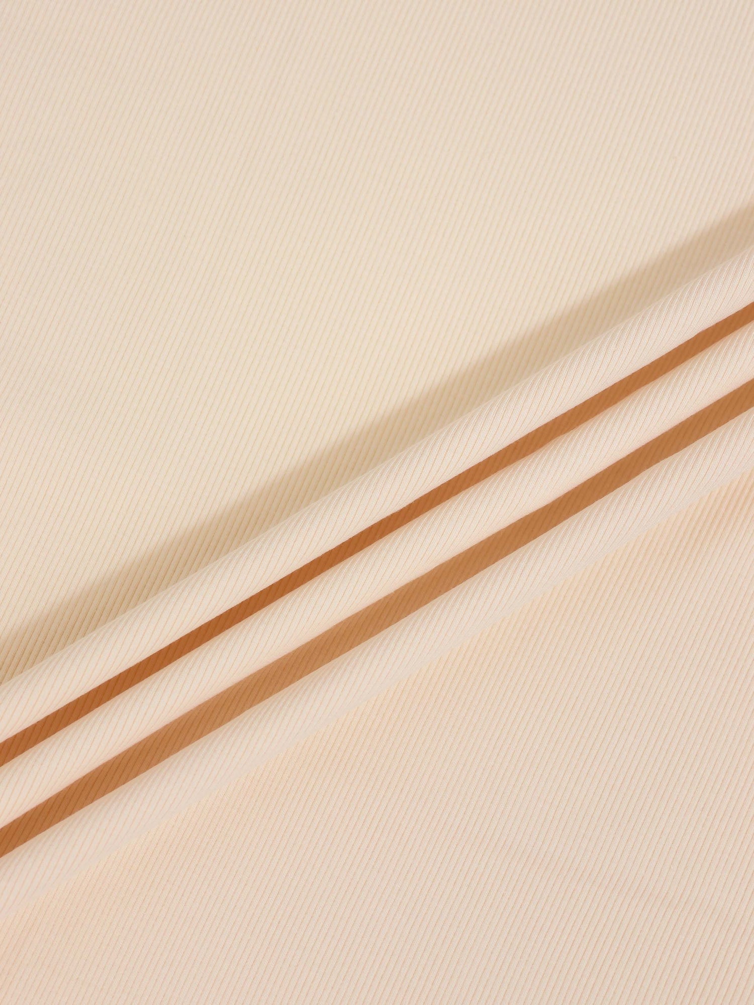 Thin Ribbed Blanket - Cream