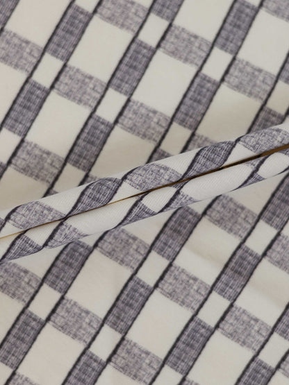 Windowpane Blanket - Blue