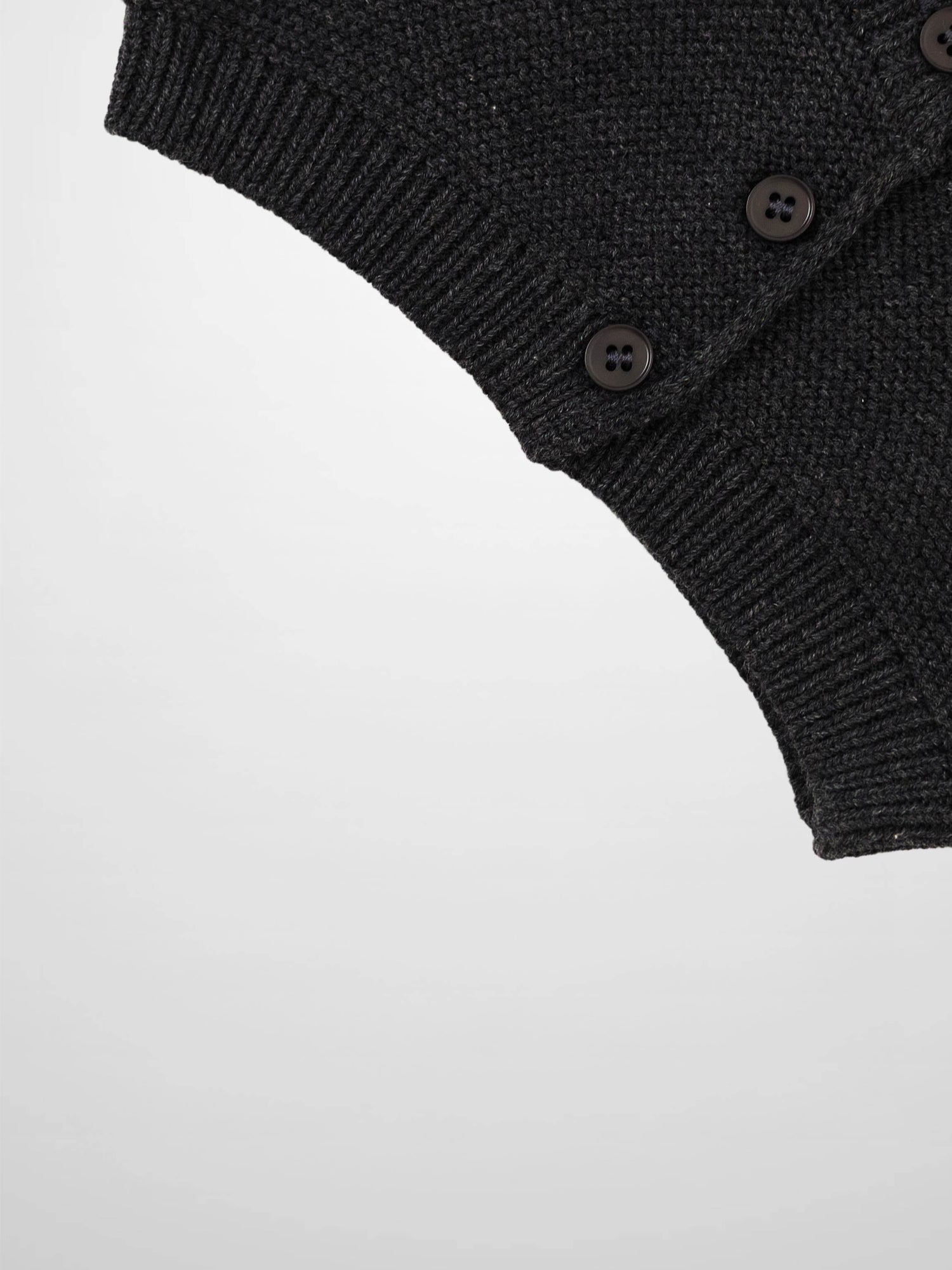 Cropped Cardigan - Heather Grey