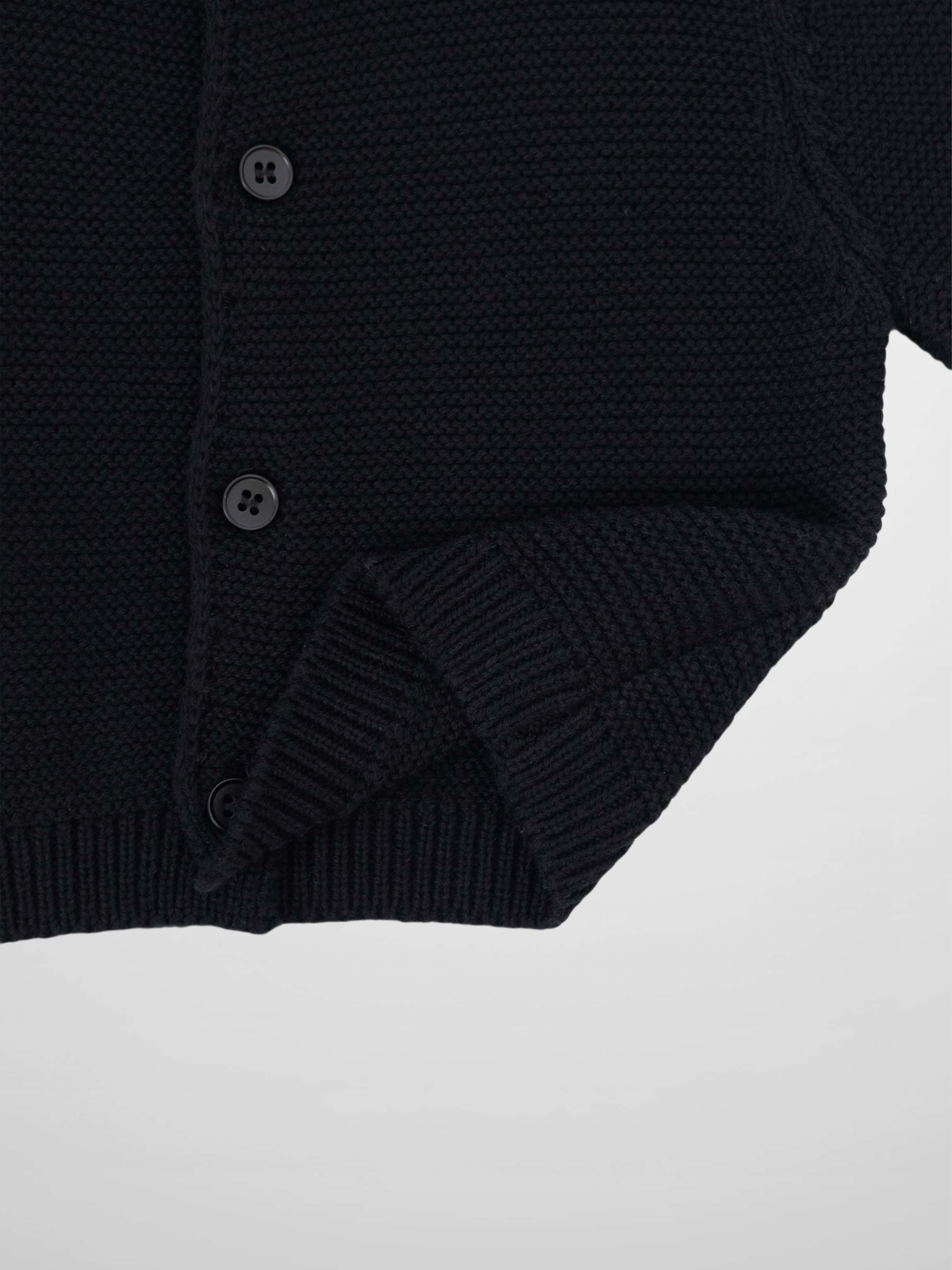 Knit Cardigan - Black
