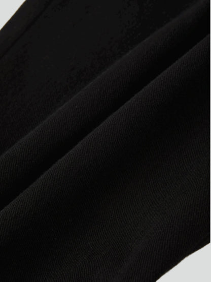 Stretch Pants - Black; Adee brand boys bottoms in solid black fabric