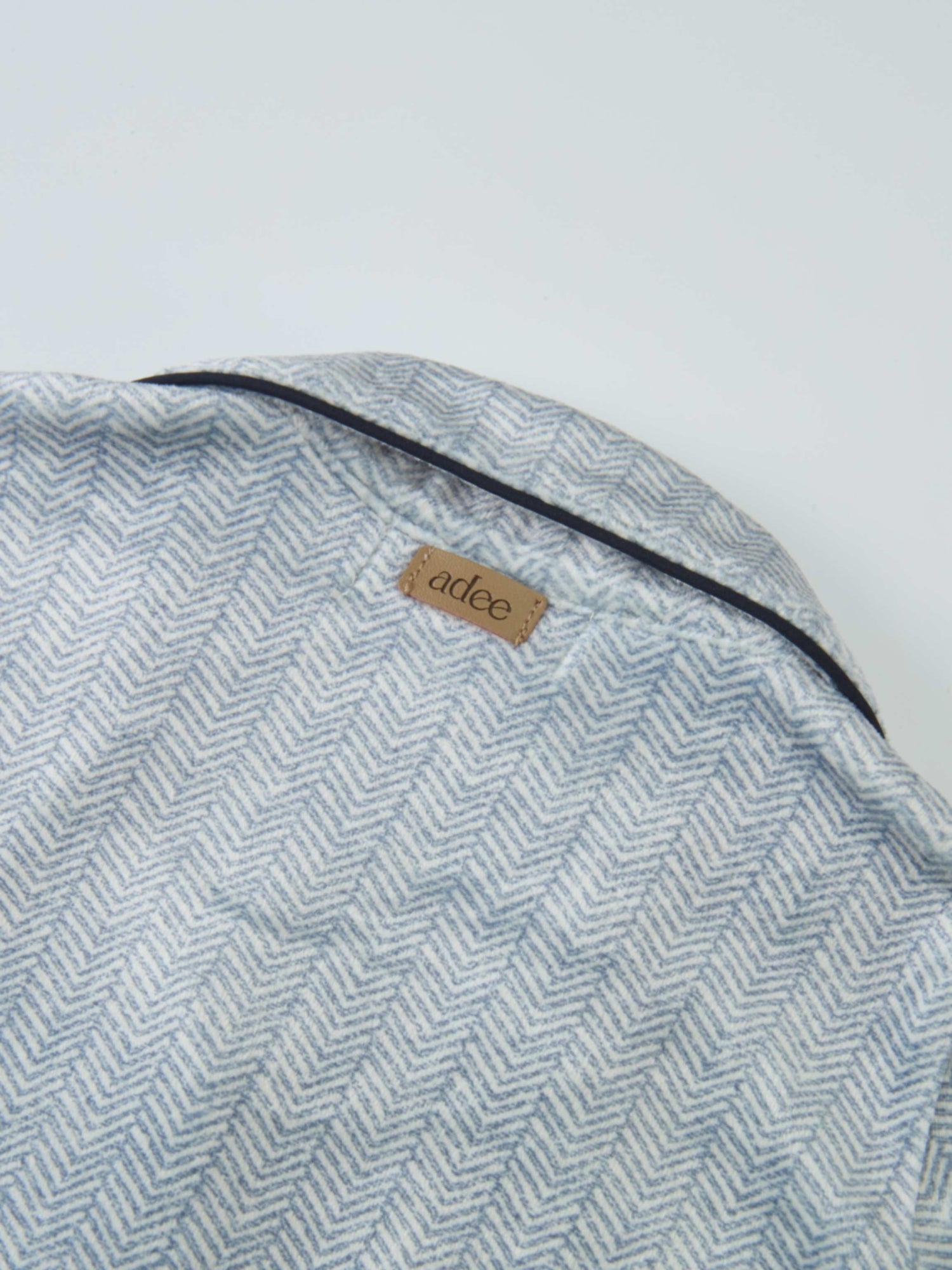 Herringbone Pajamas - Blue by Adee; boys&