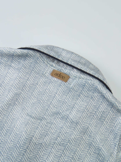 Herringbone Pajamas - Blue by Adee; boys&