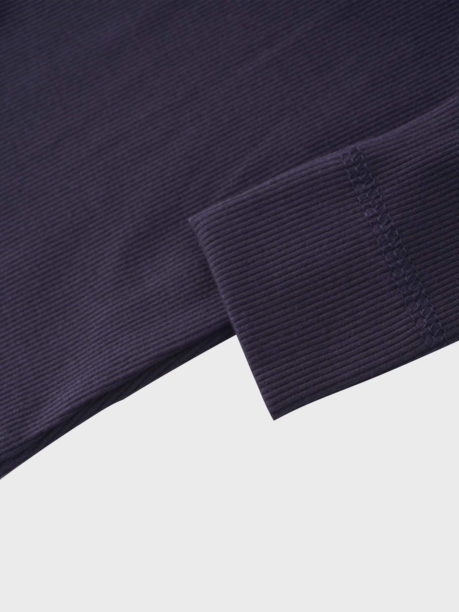 Crossover Thin Ribbed Pajama - Navy