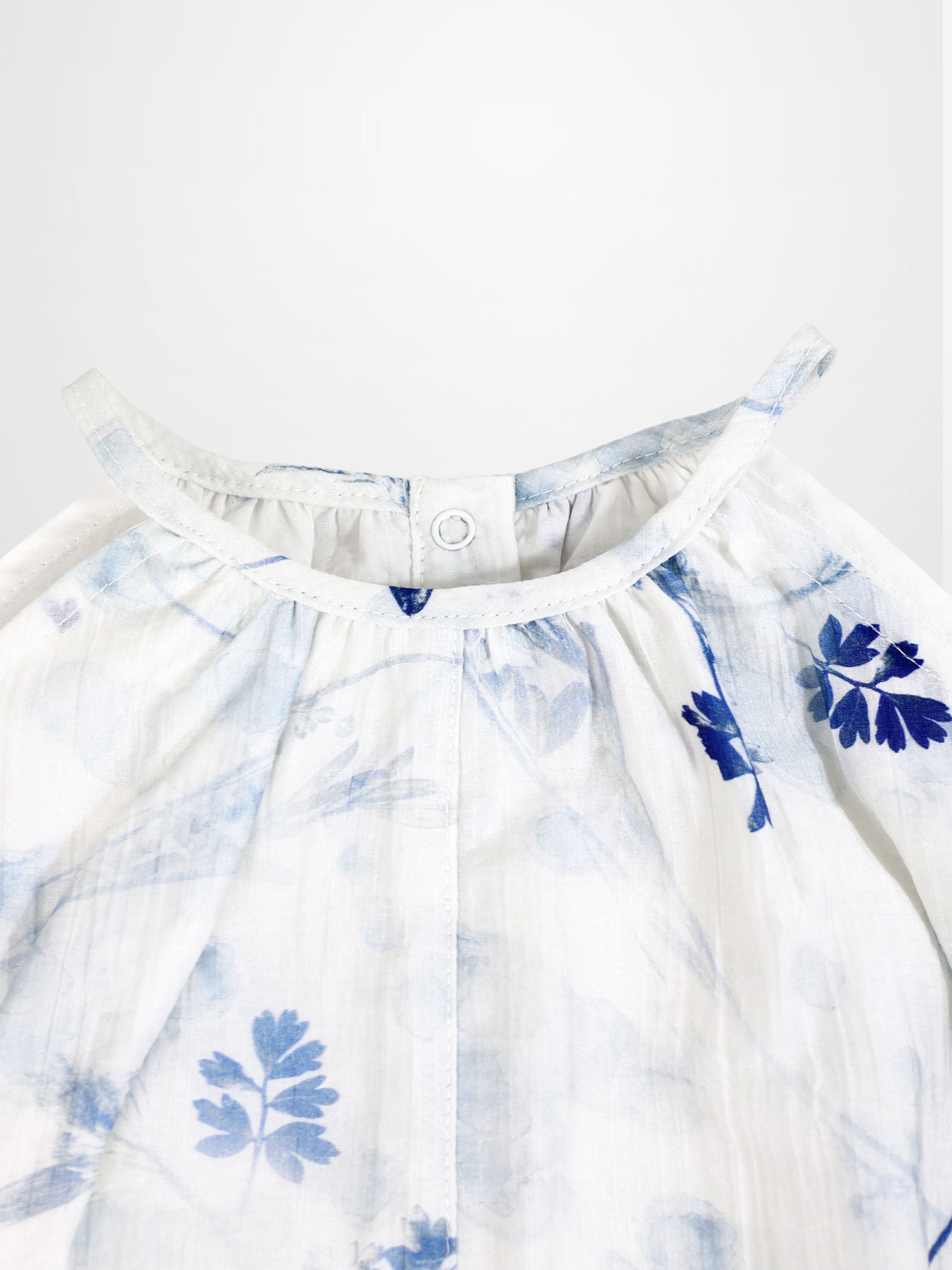Blue Flower Romper