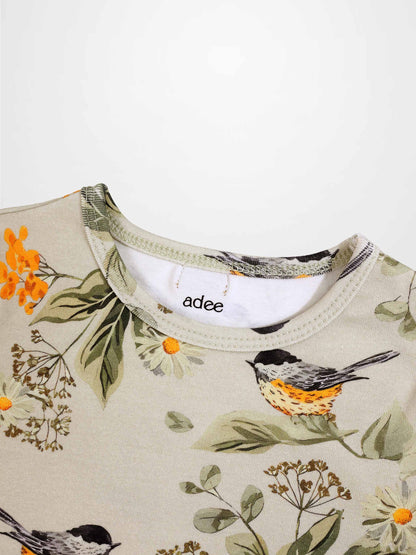 Garden Finch Shorts Set