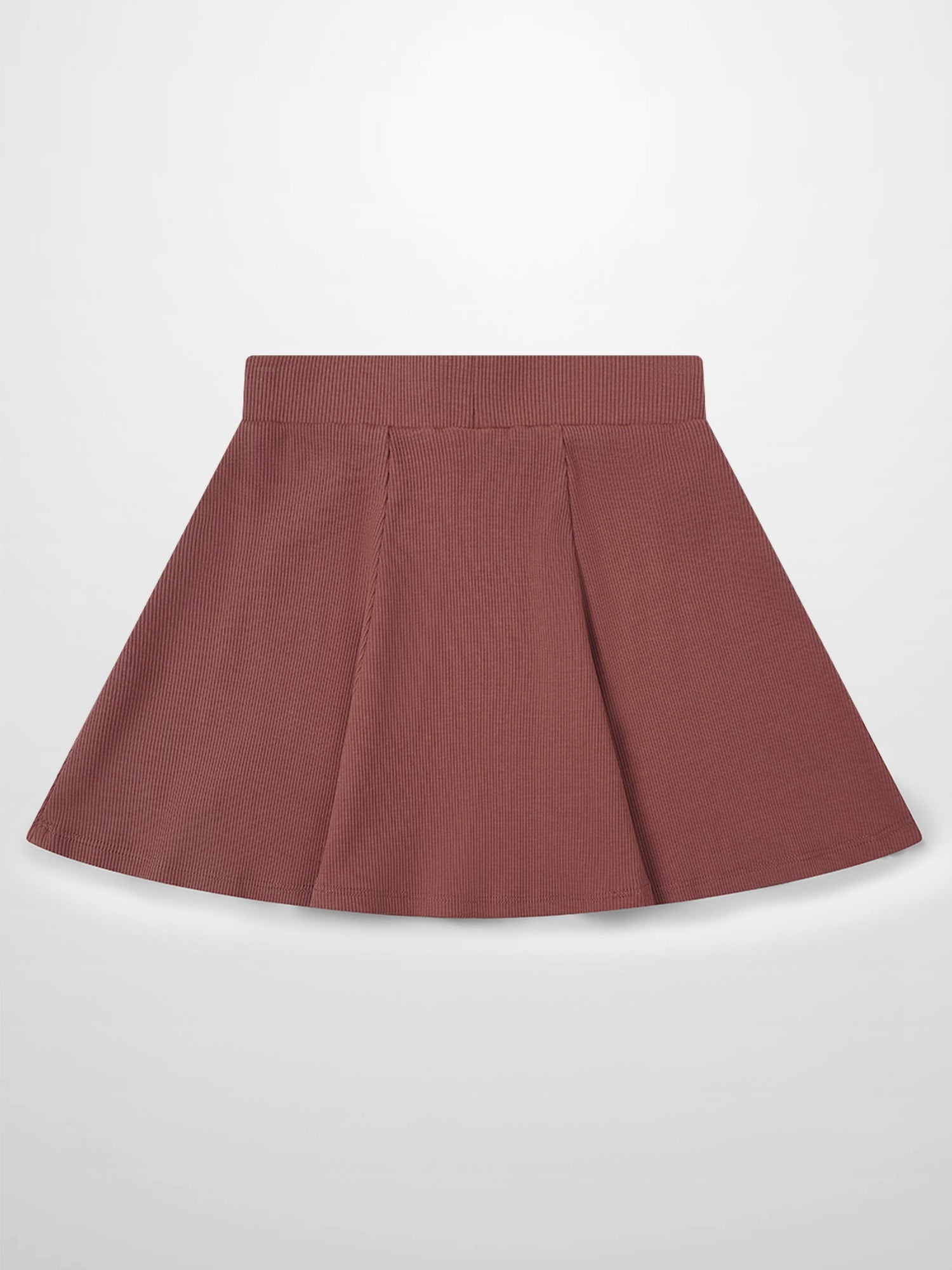 Embossed Logo Skirt - Brick