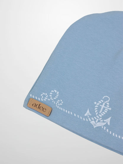 Blue Anchor Beanie
