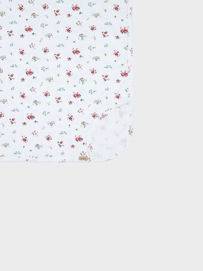 Freesia Flower- Blanket- Red
