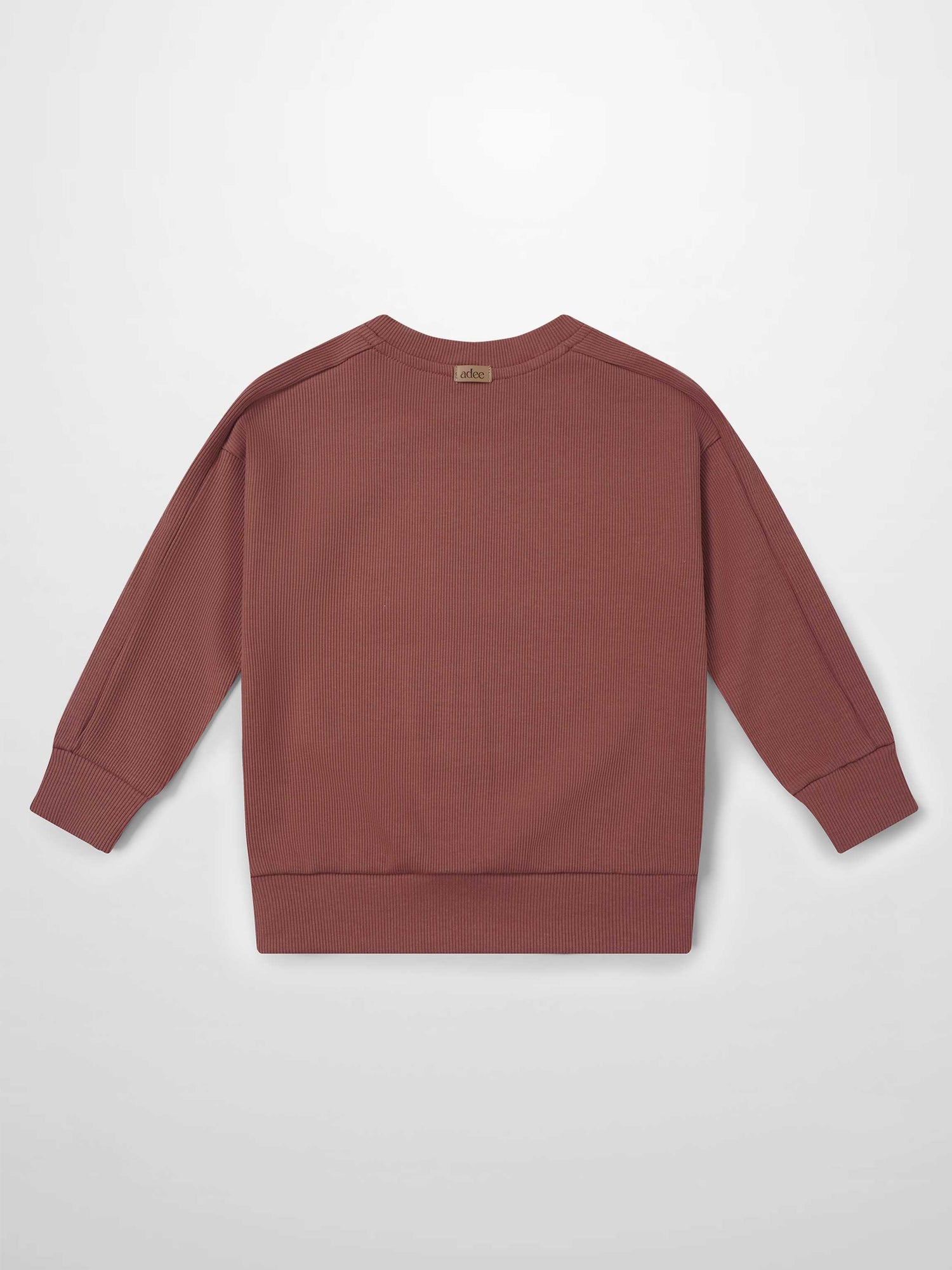Embossed Logo Sweatshirt - Brick