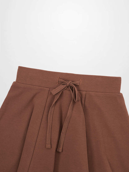 6 Panel Skirt - Dark Mauve