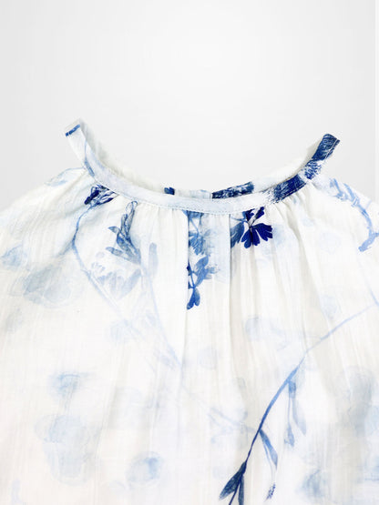 Blue Flower Jumper