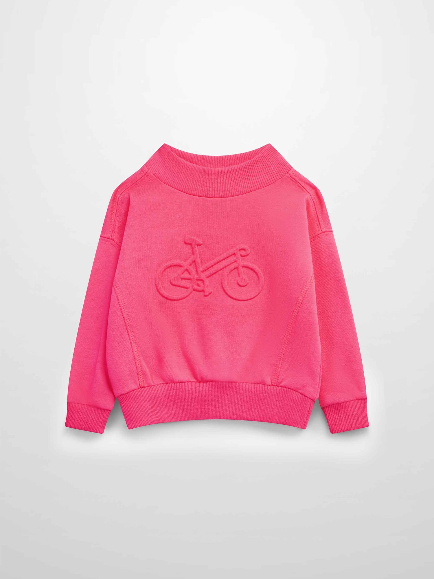 Bike Sweatshirt - Neon Pink