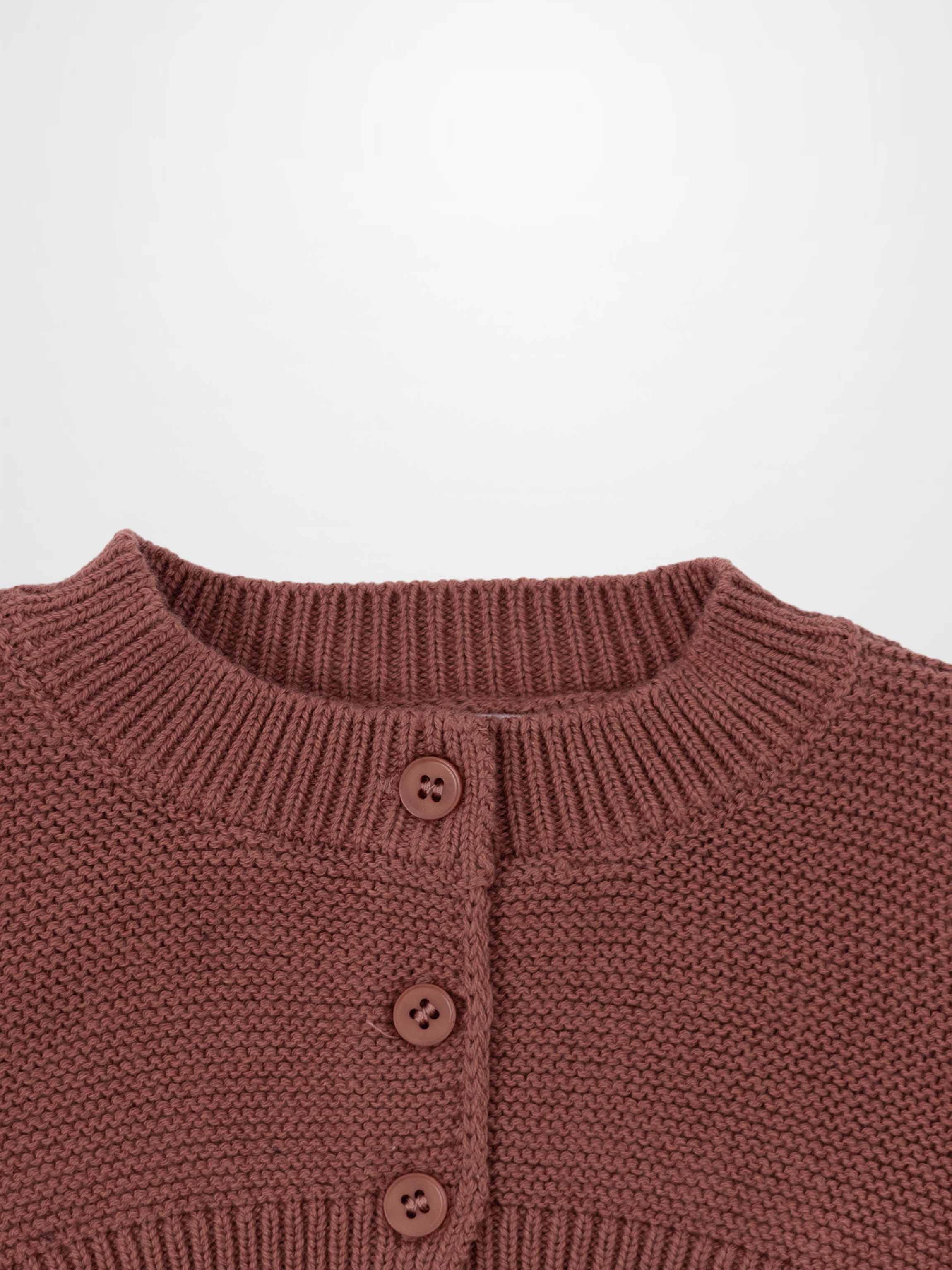 Cropped Cardigan  - Pink