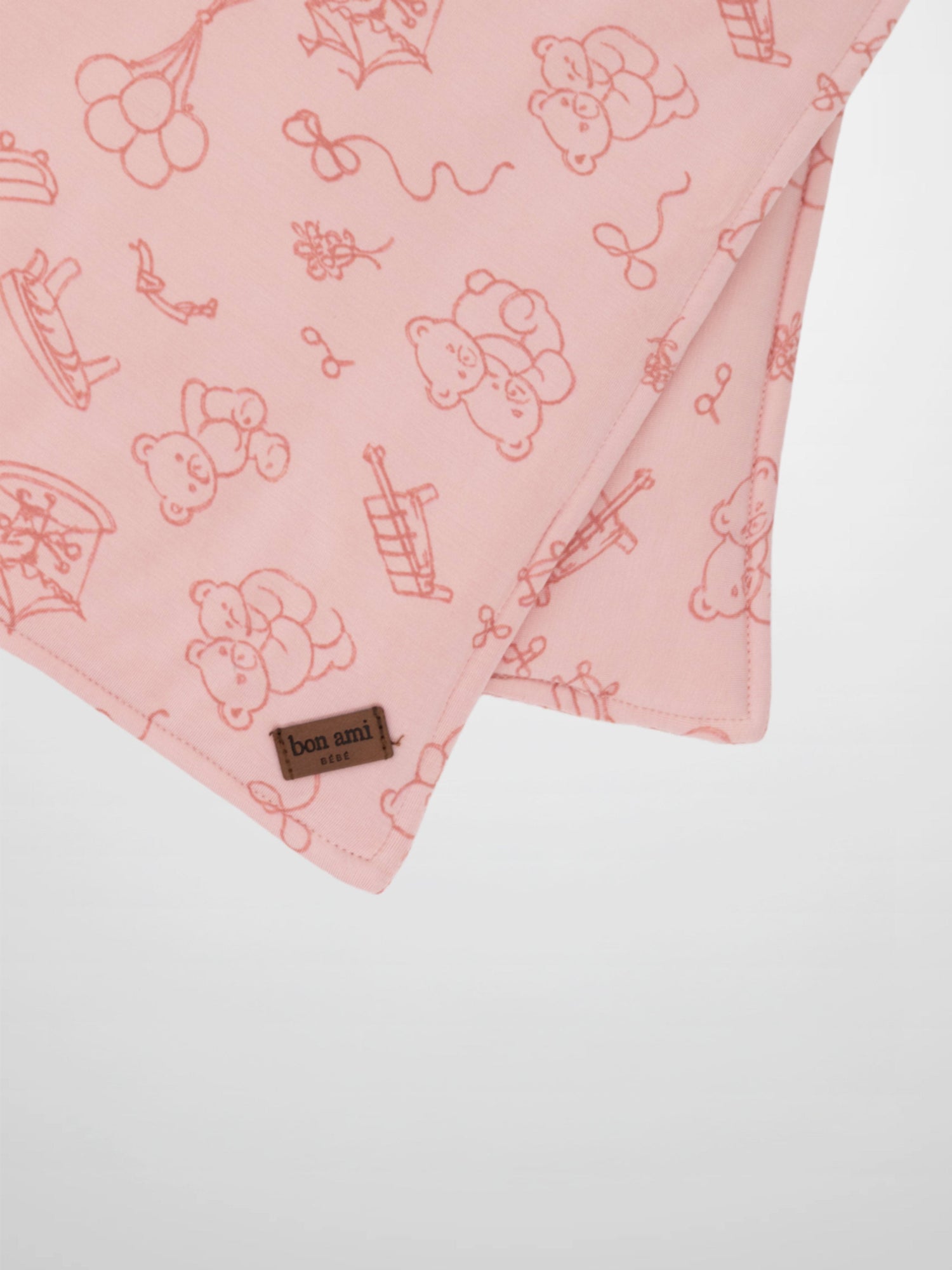Storybook Lovey with Clip - Pink