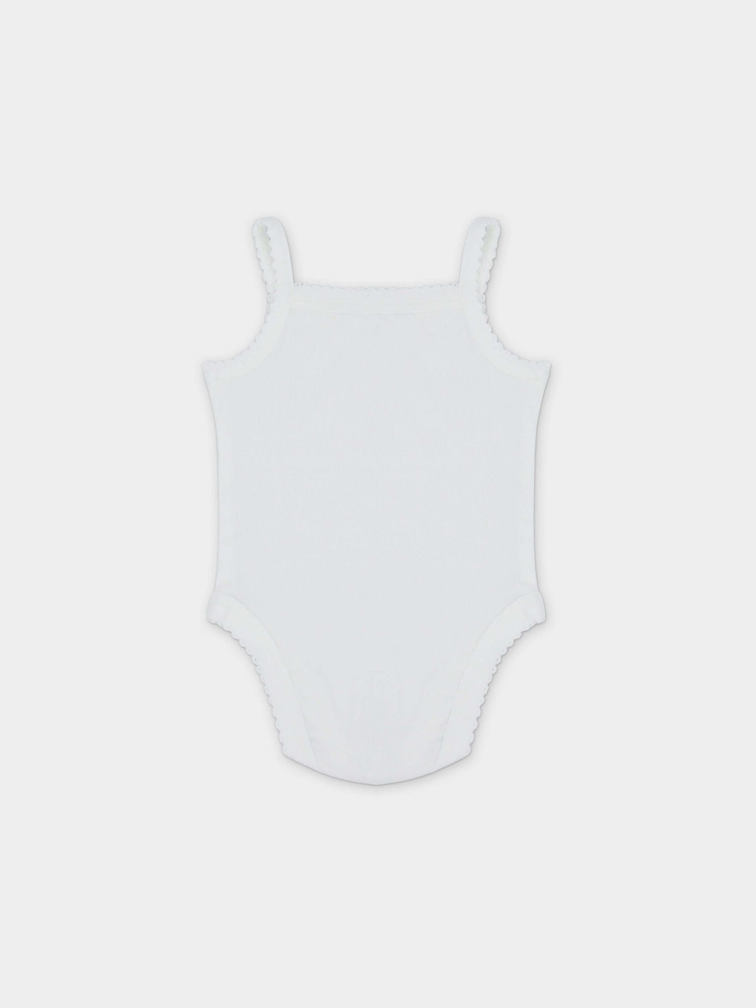 V-Neck Undershirt With Lace - 3 Pack