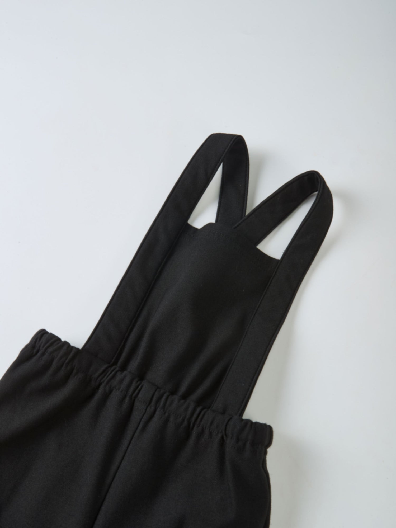 Denim Overalls - Black by Adee, unisex apparel with shoulder straps