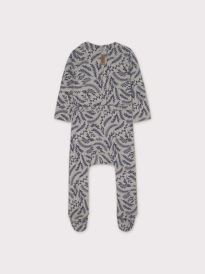 Paisley Print Stretchy- Blue