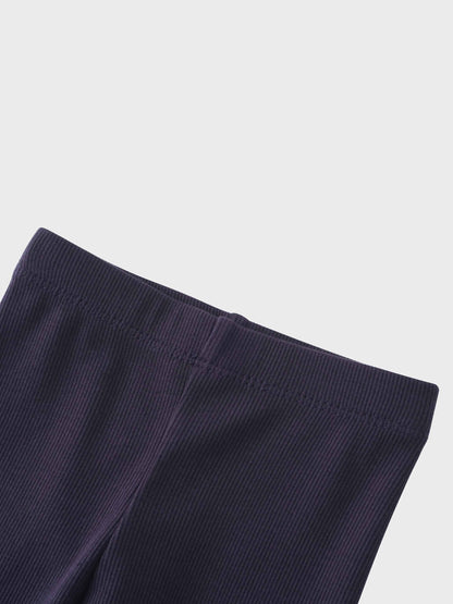 Crossover Thin Ribbed Pajama - Navy