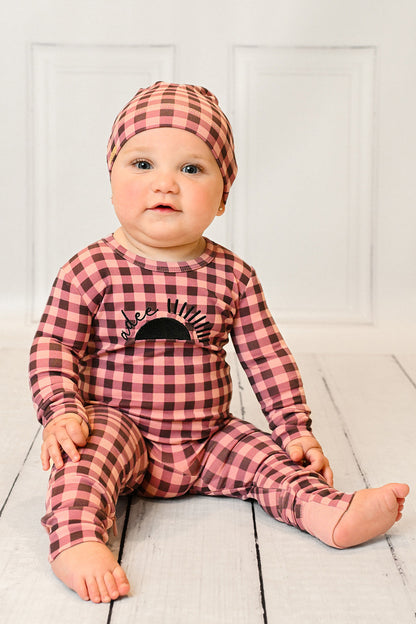 Pink Gingham Stretchy