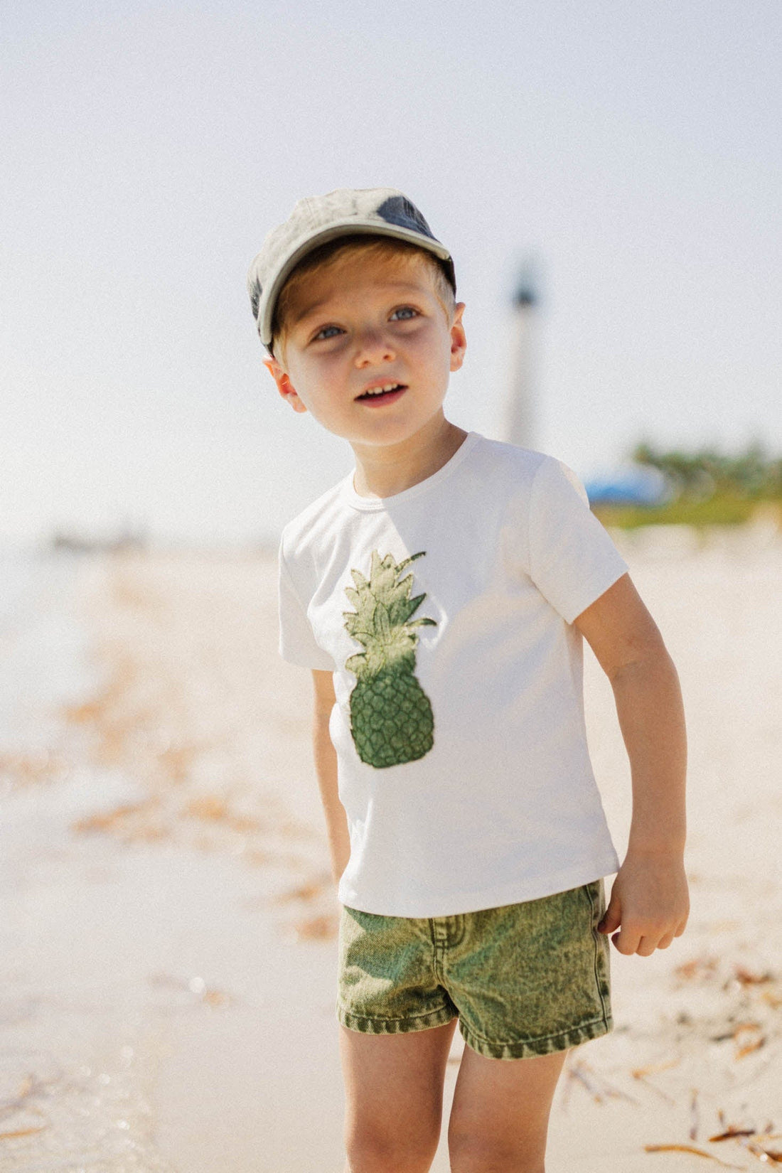 Pineapple Denim Short Sleeve Shirt