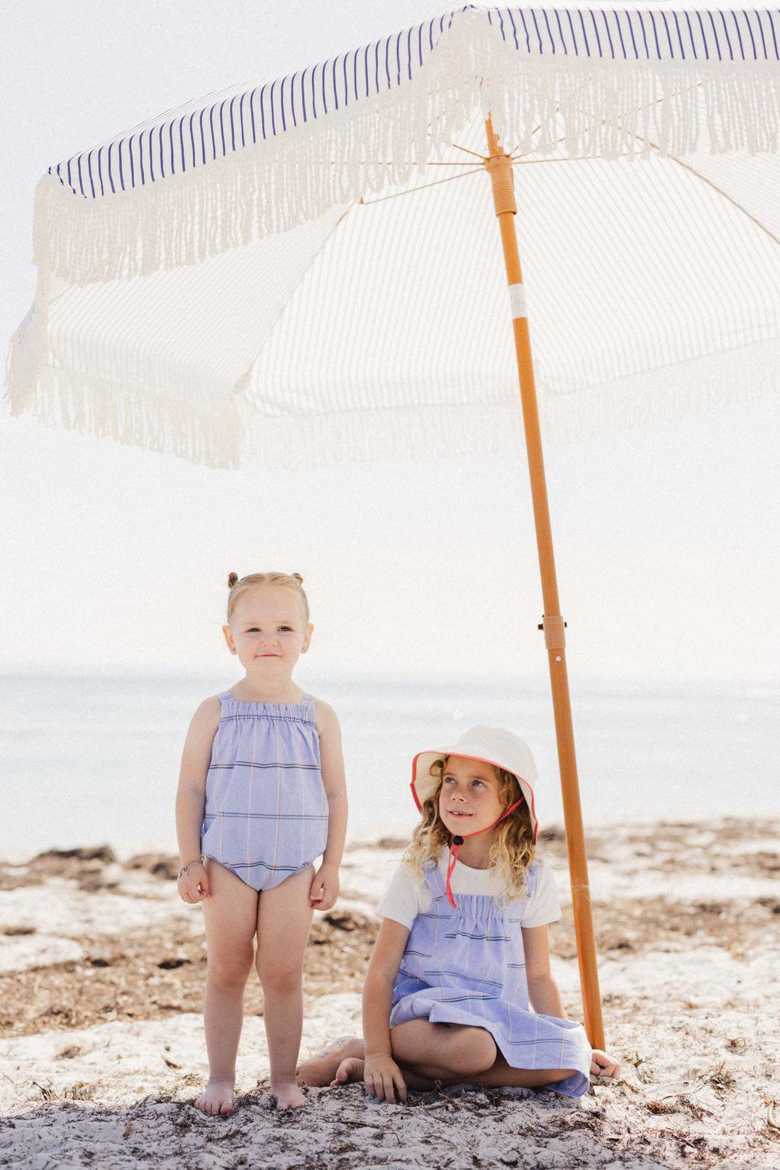 Cotton Plaid Romper