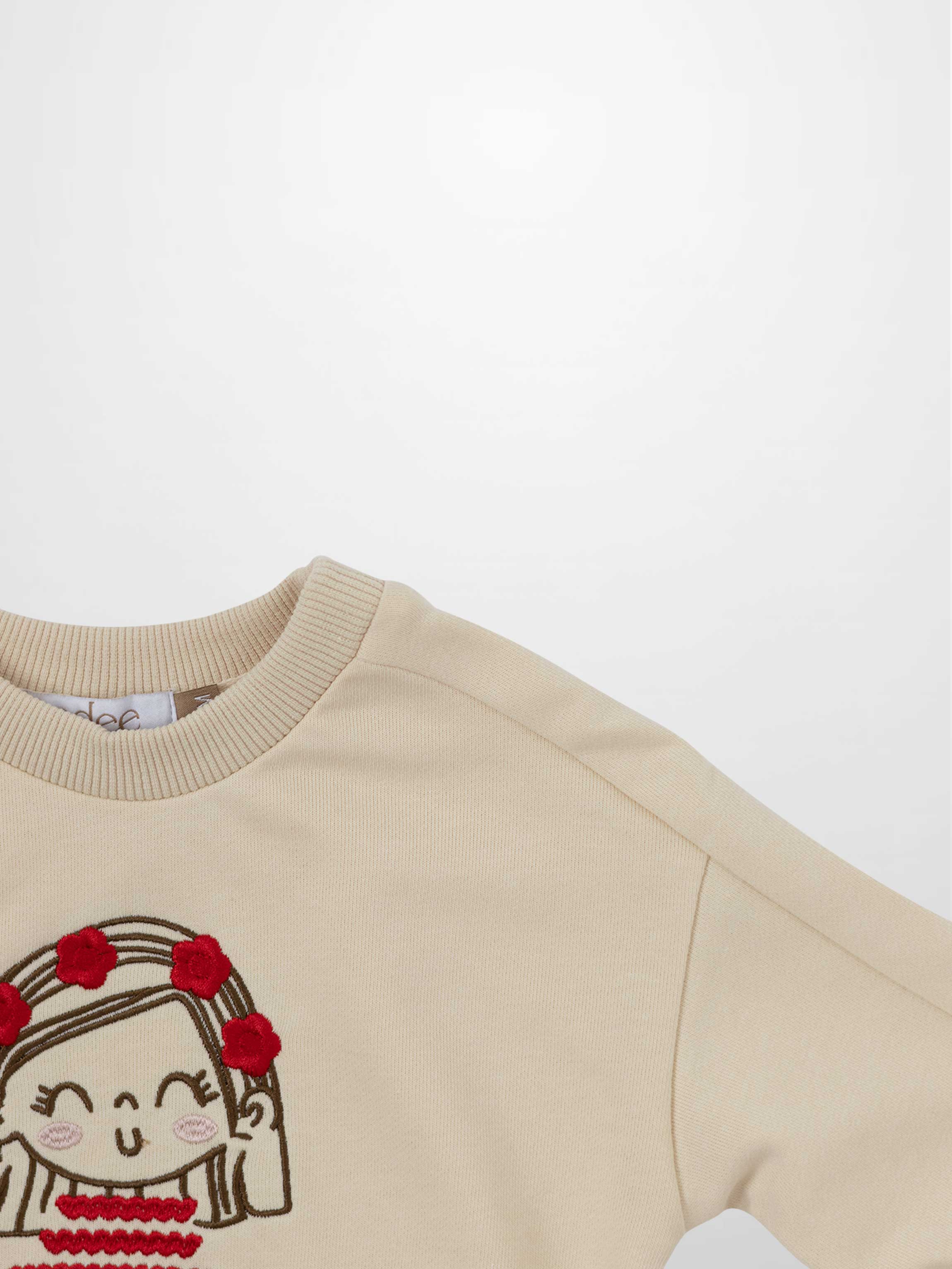 Embroidered Girl Sweatshirt