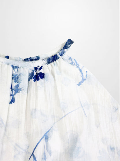 Blue Flower Jumper