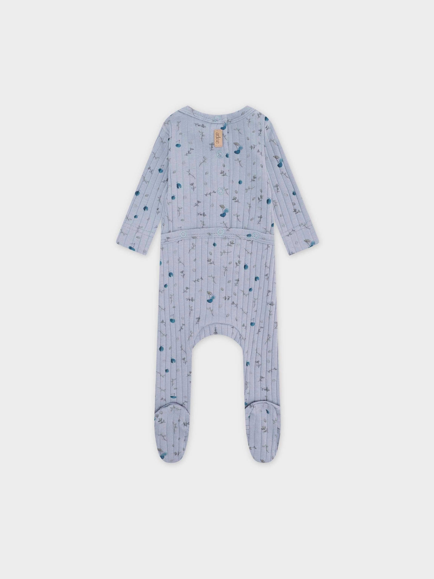 Mini Berry Stretchy, Beanie and Bib-Blue