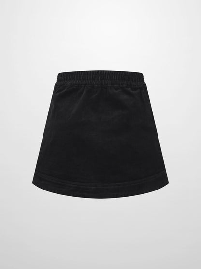 Corduroy Skirt - Black