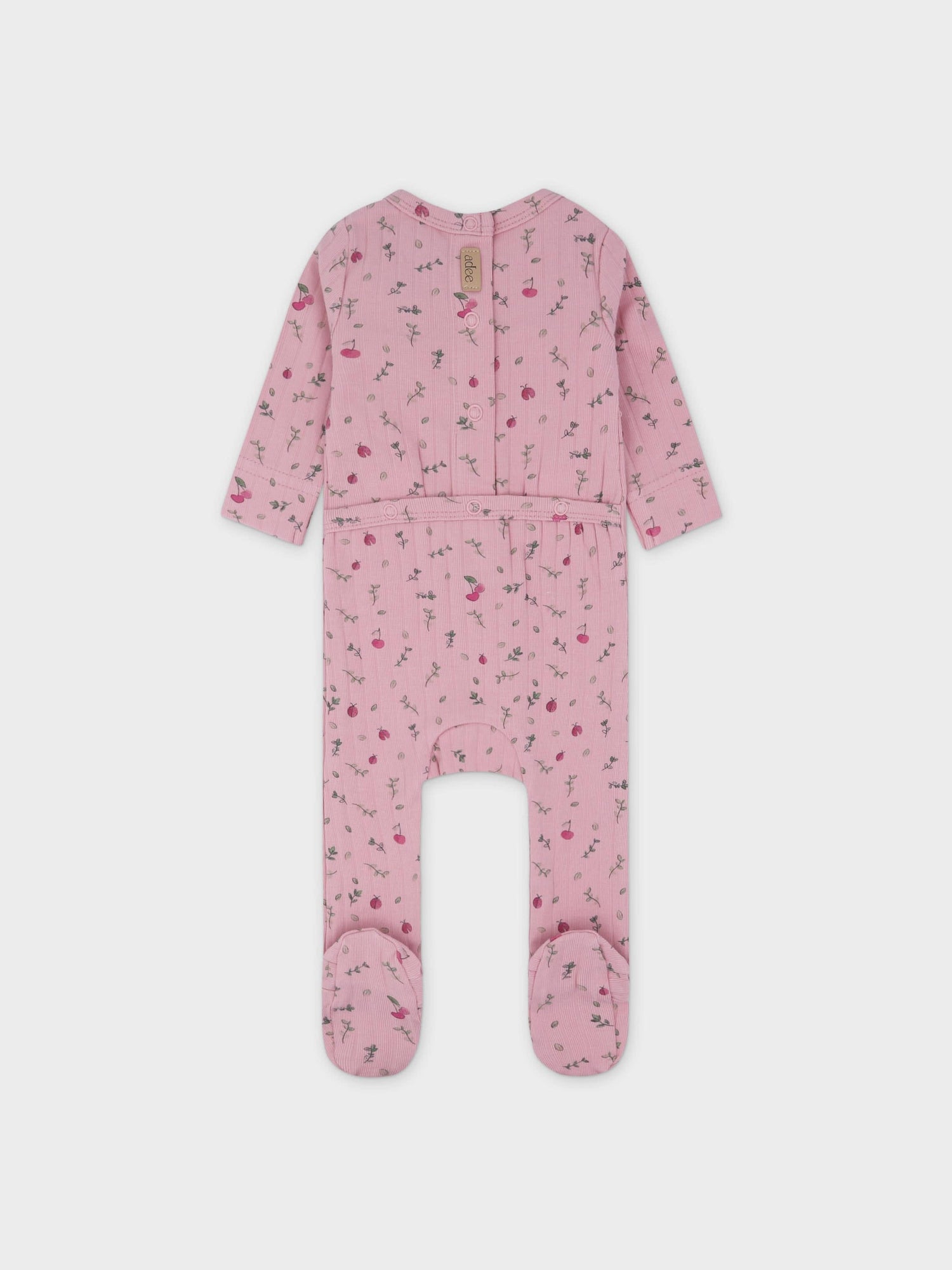 Mini berry Stretchy, Beanie and Bib-Pink