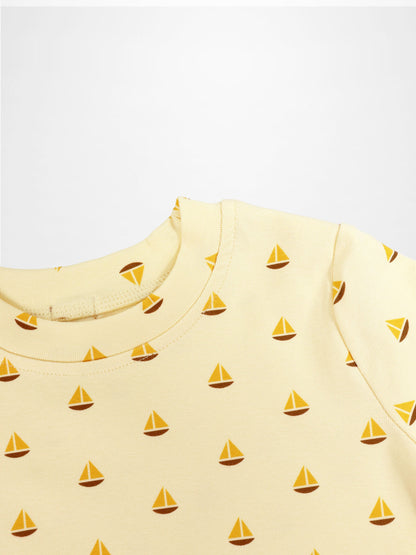 Boat Print T-Shirt