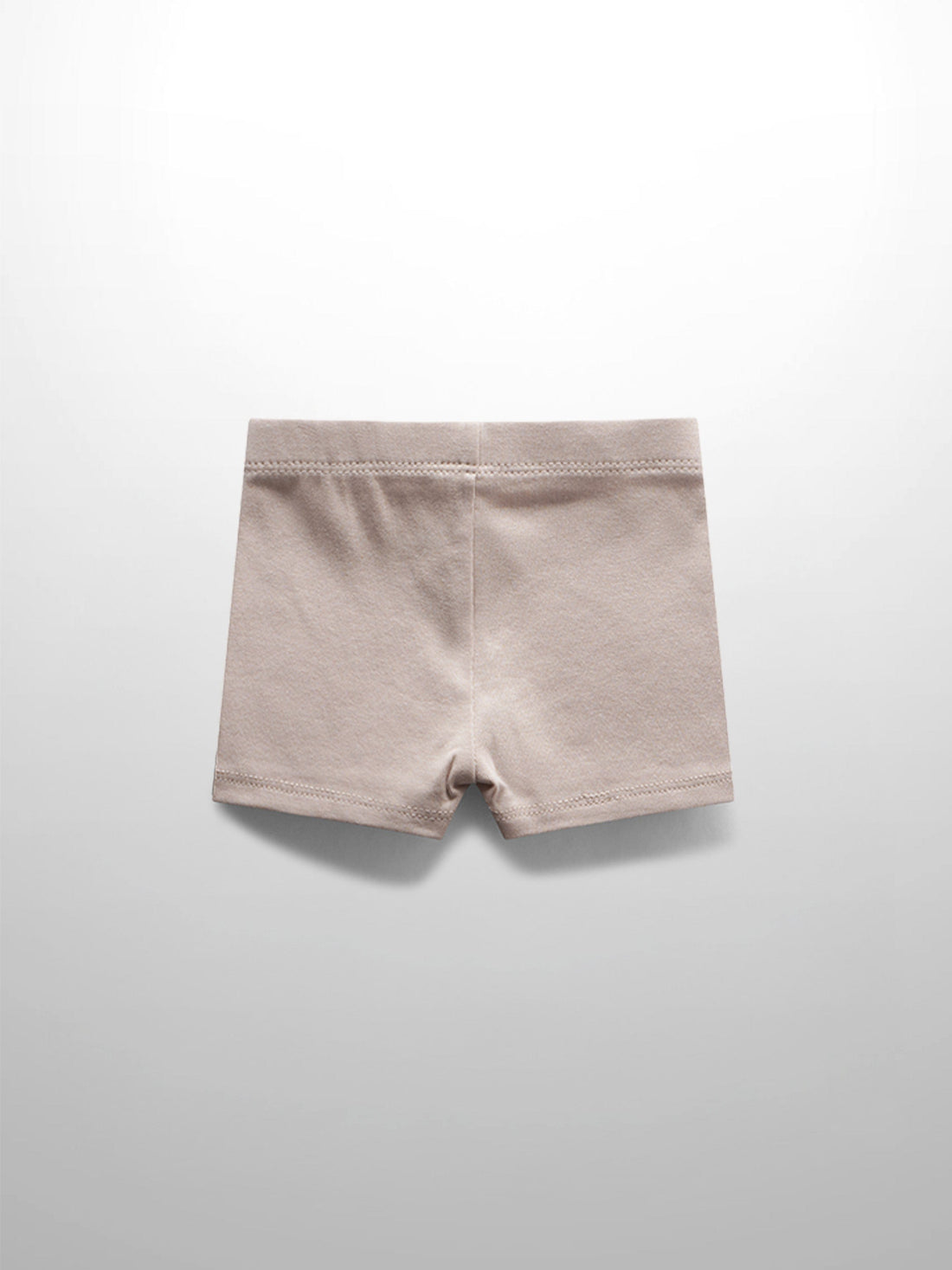 Biker Shorts Non Ribbed-Light Tan
