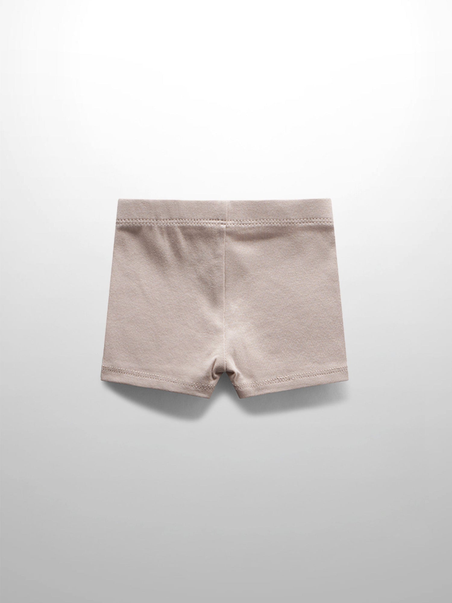 Biker Shorts Non Ribbed-Light Tan